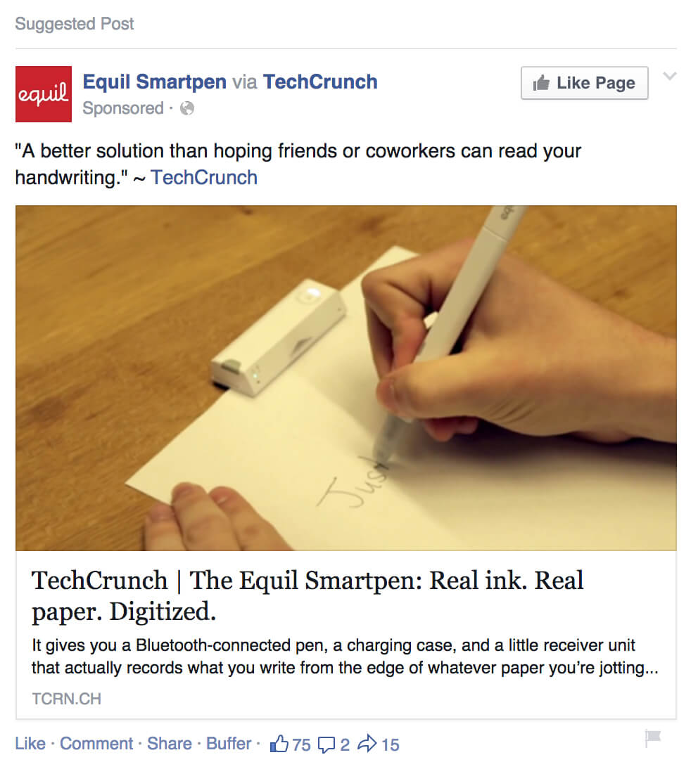 share links to your major media mentions